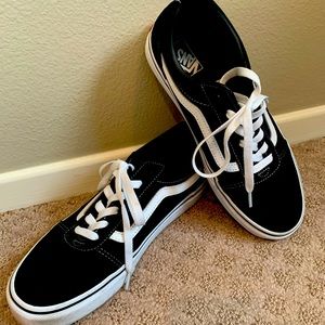 Old School Black & White Vans